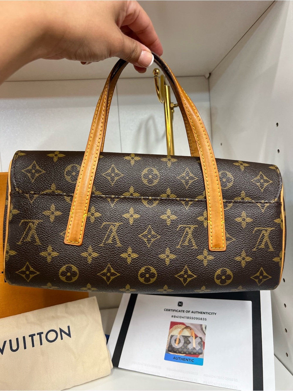 🔥🔥 Louis Vuitton Sonatine monogram handbag - Picture 7 of 16